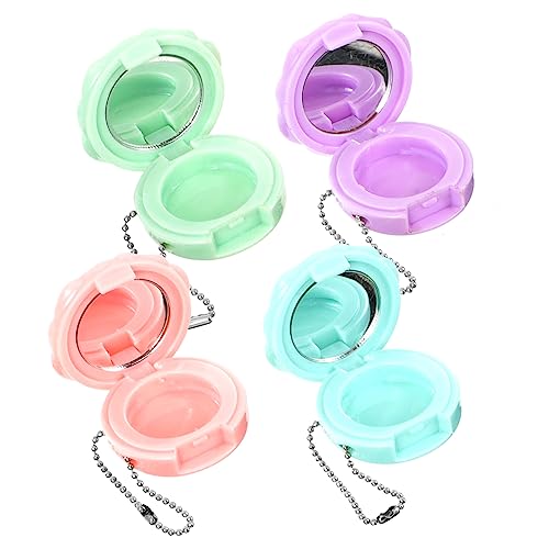 Beatifufu 4-Pack Refillable Lipstick and Eyeshadow Travel Makeup Containers
