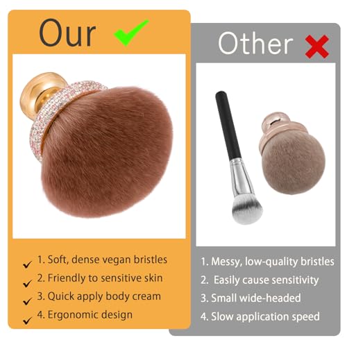 UNIMEIX Gold Extra Large Body Makeup Brush for Self Tanner