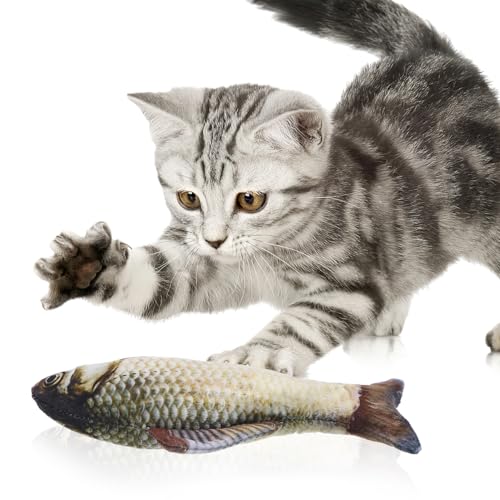 Gadpiparty 7.8-Inch Plush Fish Toy - Soft Grass Carp Pillow for Kids
