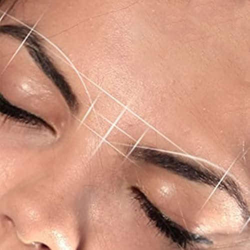 Pre-Inked Brow Mapping String for Microblading - 32ft White