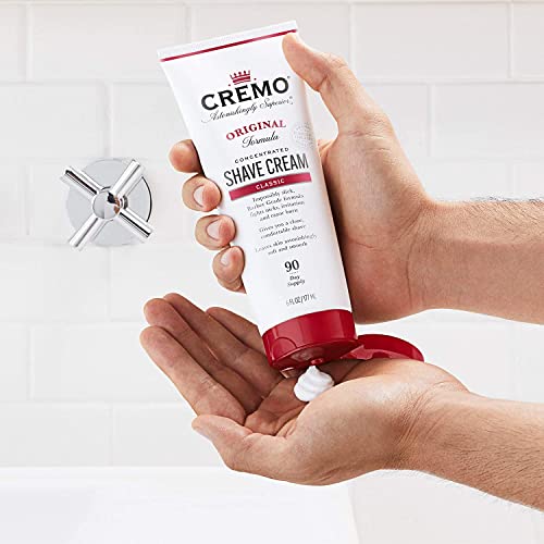 Cremo Barber Grade Shave Cream - Original, 6 Oz (Pack of 2)