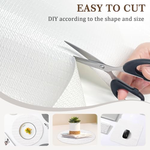Non-Adhesive Kitchen Shelf Liner, 12" x 240" - Waterproof & Washable