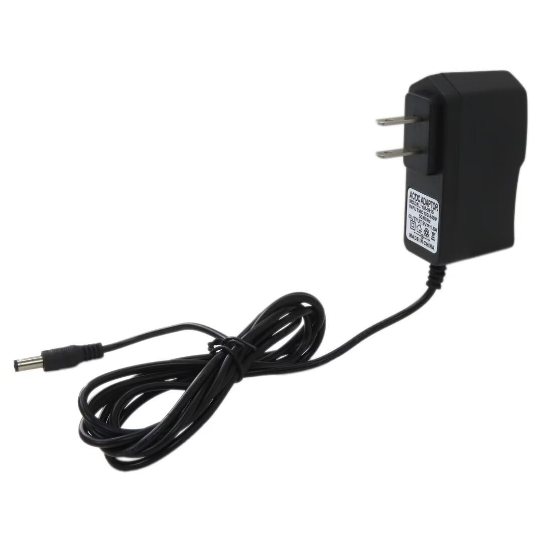 Replacement Charger Replacement for Hurricane Spin Scrubber Brush Rechargeable Turbo Scrubber & TeleBrands Corp Hurricane Spin Scrubber Brush HSS1 HSSI JF-DY085030 by WELURE