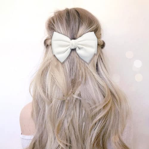 Riccioofy French Hair Bow Clips - 6pcs Barrette Accessories