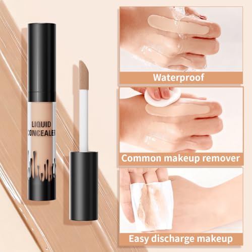 QIC Full Coverage Liquid Concealer – Waterproof, Long-Lasting Matte Finish