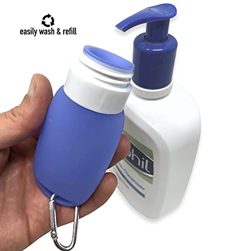 Cruise On Silicone Travel Bottle Set - TSA Approved, Leak-Proof Containers