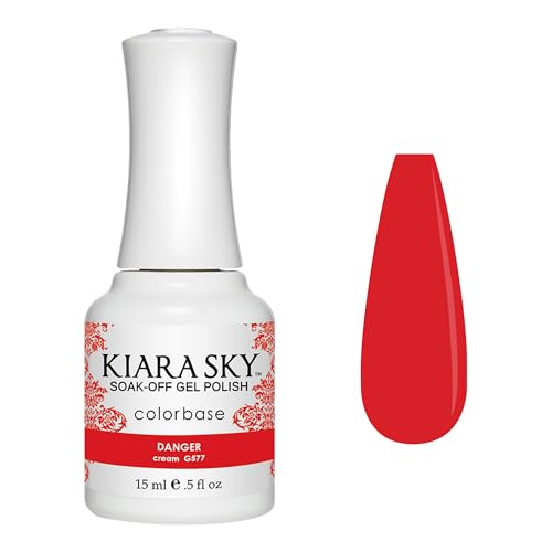 Kiara Sky Soak Off Gel Nail Polish 0.5 fl oz - DANGER Red