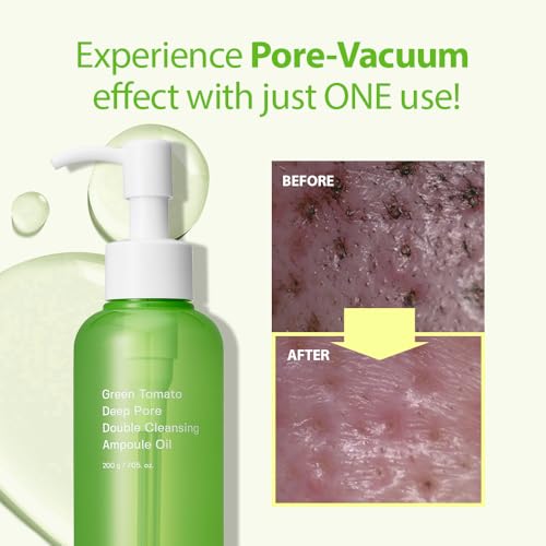 SUNGBOON EDITOR Green Tomato Cleansing Oil - Makeup Remover & Blackhead Treatment, 7.05 fl oz