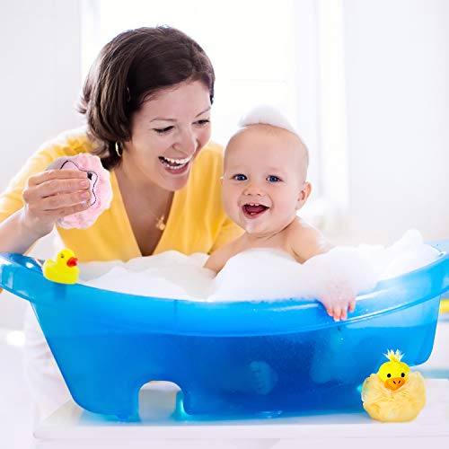 Boao 8-Pack Kids Animal Bath Sponges - Soft Loofah Scrubbers