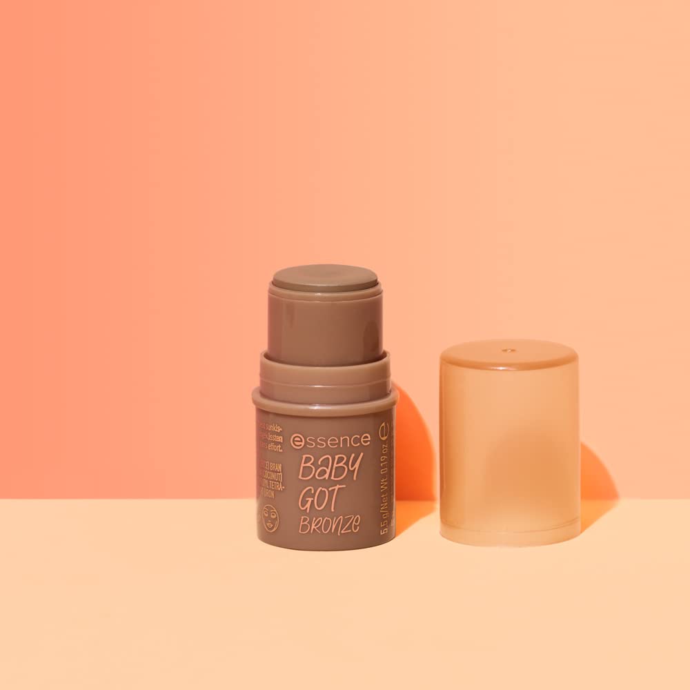Baby Got Bronze Cream Bronzer Stick - Easy Application & Blend | Vegan, Cruelty-Free | 20 Moon Dust