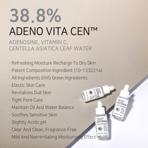 APLB Adenosine Vitamin C Ampoule Serum for Wrinkle Care & Hydration