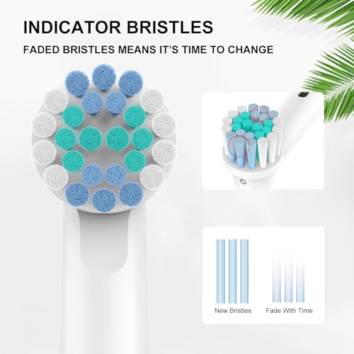 SetSail 20 Pack Electric Toothbrush Replacement Heads - Soft Dupont Bristles for Oral B