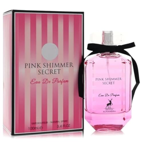 Pink Shimmer Secret EDP Spray by Maison Alhambra for Women - 3.4 oz