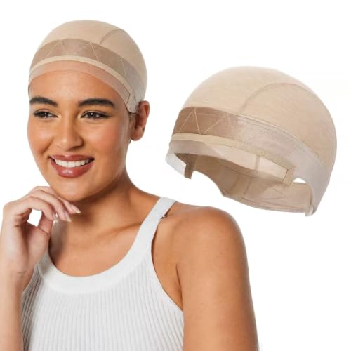 Monicass Front Silicone Lace Wig Grip Cap for Women Nude 1 PCS
