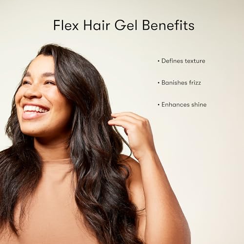 Odele Flex Hair Gel - Flexible Hold for All Hair Types, 8 fl oz
