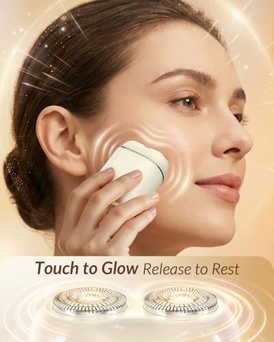 Rechargeable Facial Hair Removal Shaver for Women - Painless Peach Fuzz Remover
