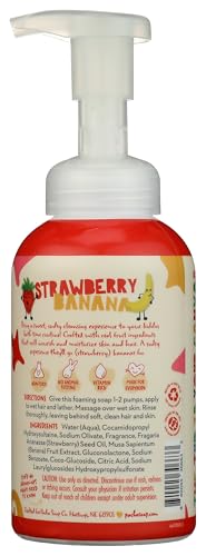 Pacha Soap Co. Kids 2-in-1 Strawberry Banana Shampoo & Body Wash, 12 oz