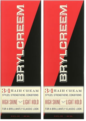 Brylcreem 3-in-1 Men's Hair Cream - Light Hold & High Shine, 5.5 oz