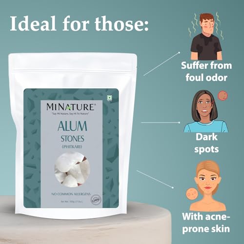 Pure Potassium Alum Stone 500g | Natural Post-Shave Care & Deodorant