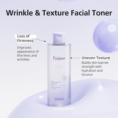 Fraijour Retin-Collagen 3D Core Toner with Bakuchiol & Collagen, 8.45 fl.oz
