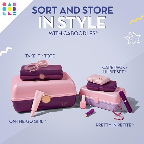 Caboodles Pretty in Petite Makeup Organizer - Two-Tone Periwinkle