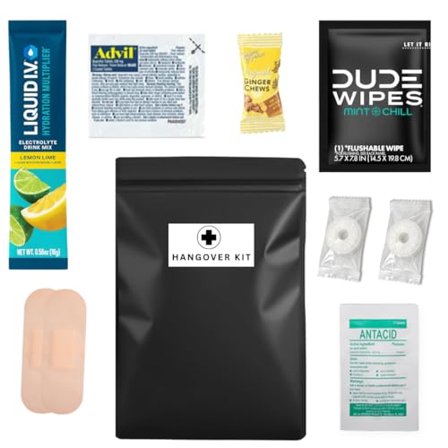 Men's Hangover Recovery Kit - 9 Piece Party Essentials