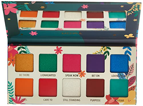 Moira Fearless Heart Palette - 10 Highly Pigmented Shades