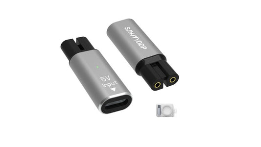 4.3V 5V 8V 15V Type-C Shaver Adapter Charging Converter, Suitable for Philips Norelco 7700/7500/7400 3500/5300 Series, OneBlade QP6520 QP6530 QP6510， Equipped with a Charging Data Cable (5V)