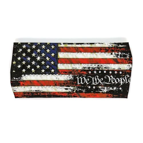 Bling Designed Wide Headband for Women - Milwaukee Leather MLA8049-MULTI-COLOR