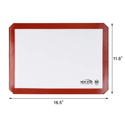 Commercial Grade Silicone Baking Mat - Non-Stick 11 x 17 Inch