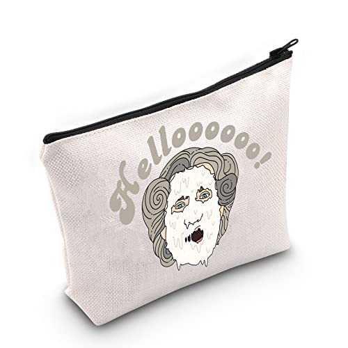 Funny 'Helloooo' Cosmetic Makeup Bag - Durable Canvas Zipper Pouch
