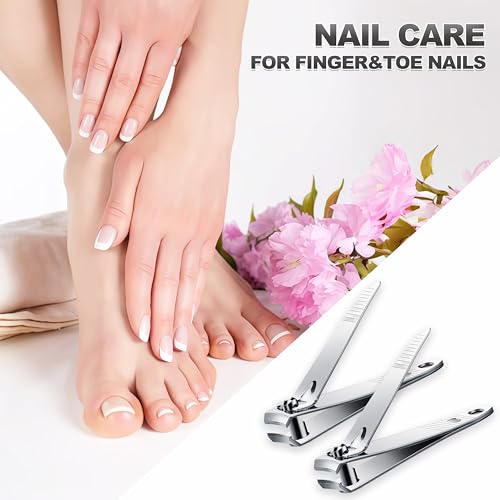 16-Piece Bulk Nail Clippers with Keychain Ring - Travel & Home Use Set