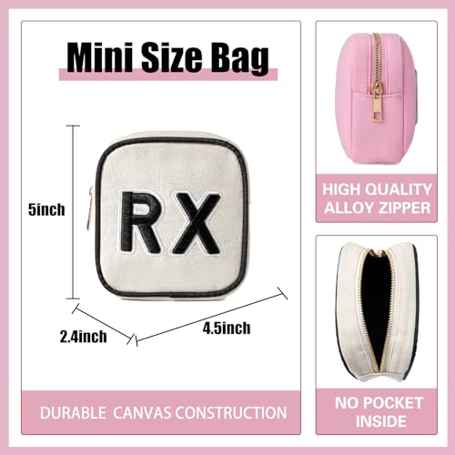 Customized Small Canvas Medicine Cosmetic Bag 11Beige Canvas – uekeboag
