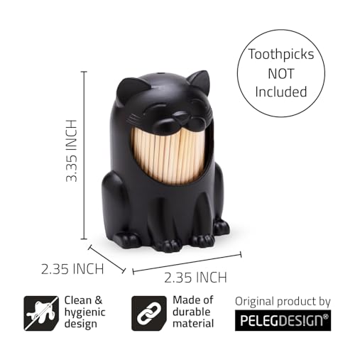 Peleg Design Toothpick Dispenser - Fun & Decorative Holder