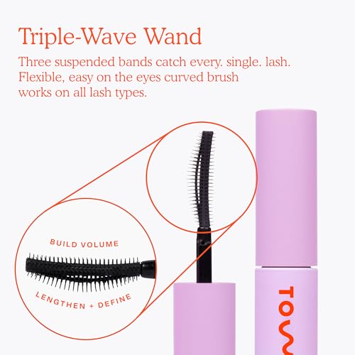 Tower 28 Mini MakeWaves Vegan Mascara for Sensitive Eyes, 0.18 oz