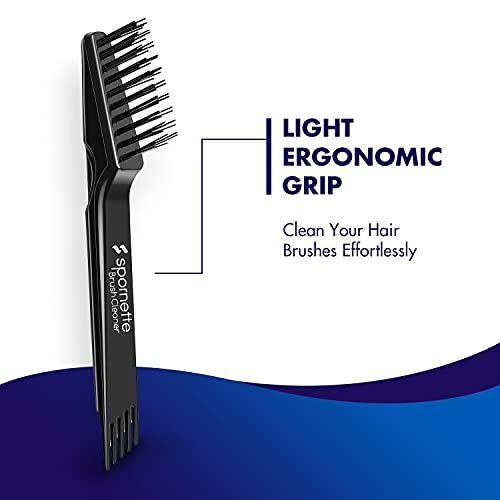 Spornette Double-Headed Hair Brush Cleaner Tool for All Brushes