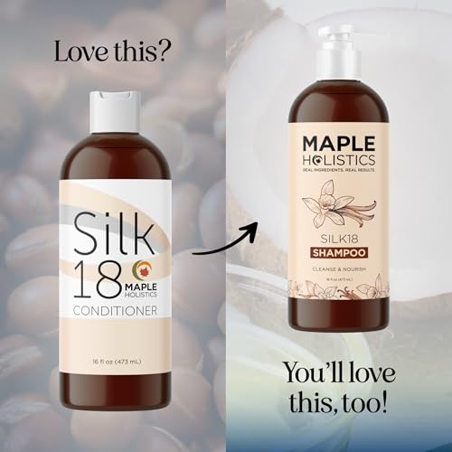 Moisturizing Hair Conditioner for Dry Damaged Hair - Rinse Out Vanilla, 16 Fl Oz