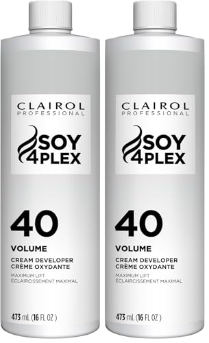 Clairol Professional 40 Volume Hair Developer 16 oz (Pack of 2) - Permanent Color & Deep Conditioning