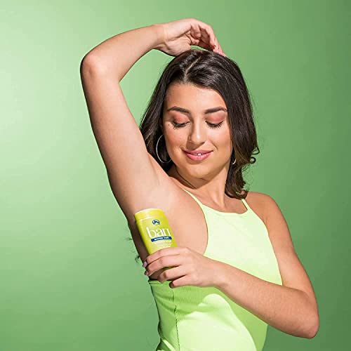 Ban Invisible Solid Antiperspirant Deodorant, Powder Fresh, 2.6oz (3 Pack)