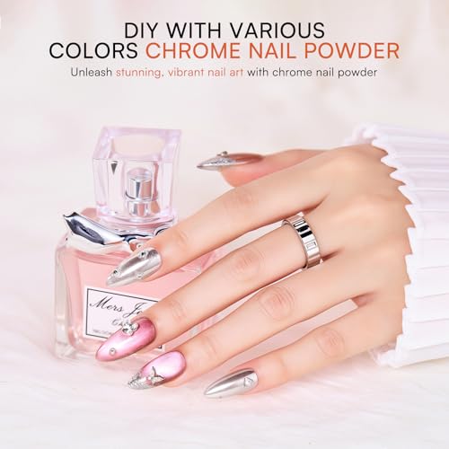 Makartt 3D Painting Gel & Chrome Nail Powder Kit for DIY Salon Designs