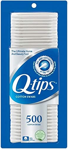 Q-Tips Cotton Swabs 500 Count Pack of 3 - Gentle Care for Babies & Pets