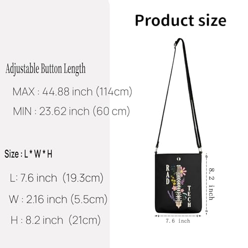 Rad Xk Crossbody Bag for Radiology Tech - Gift for Sister