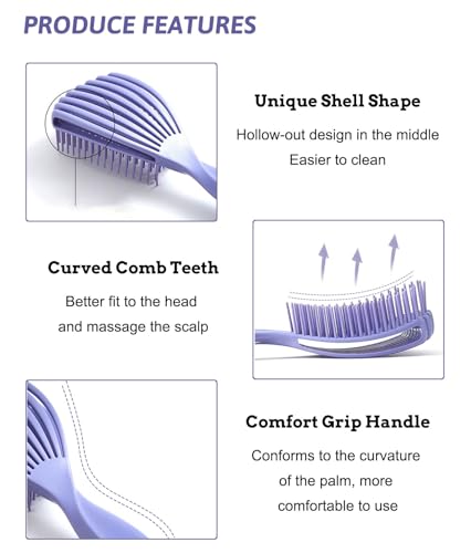 Curly Hair Scalp Massage Comb - Soft & Ergonomic Hair Care Tool