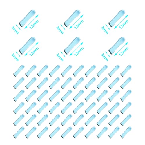 100 Silicone Ear Cleaner Replacement Tips for 3.5mm Ear Scoops