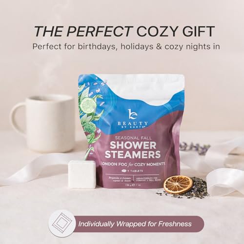 Beauty by Earth Lavender & Bergamot Shower Steamers - Aromatherapy Spa Set