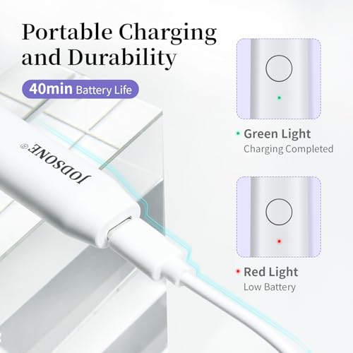 JODSONE Handheld UV Nail Lamp - Cordless USB Nail Dryer for Fast Curing