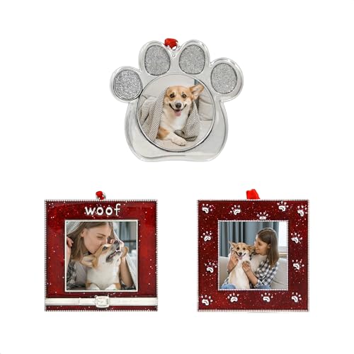 Woof Woof Puppy Mini Frame Set of 3 - 2x2 Inch Tabletop Display
