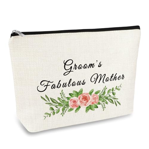 Mother of the Groom Gift Makeup Bag - Bridal Shower & Wedding Gift from Bride