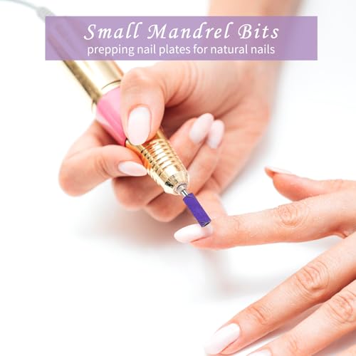 4Pcs Mini Mandrel Nail Drill Bits for Sanding Bands - 3mm
