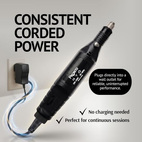 Pronto Corded Electric Nail Drill Machine Kit for Acrylic & Gel Nails